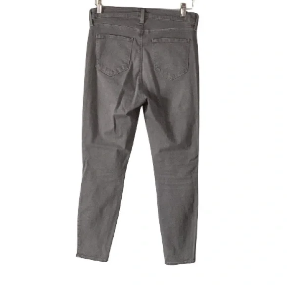 L'AGENCE Women's Margot High Rise Light Gray Skinny Jeans, size 30 - Picture 3 of 11